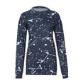 thumbnail image 5 of Pntutb Moda Mujer Impreso Camiseta Suelta Blusa De Manga Larga Cuello Redondo Casual tops Sudaderas Con Capucha Pntutb Pntutb-3504, 5 of 5