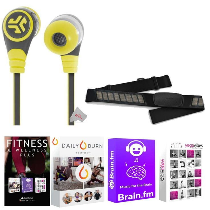 JLAB Diego Earbuds Yellow + Mic and Control Button Answer Calls, Play and  Pause, Track Back and Forward + 92783 Fitness and Wellness Plus Software  Suite + Garmin HRM-DUAL Heart Rate Monitor | Walmart Canada