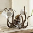 thumbnail image 2 of Octopus Tea Cup Holder Large Decorative Resin Octopus Table Topper Statue For Home Office Decoratio, 2 of 5