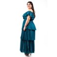 thumbnail image 2 of Vestido largo con volantes Roman Fashion 8563 Azul petroleo Talla 38, 2 of 7