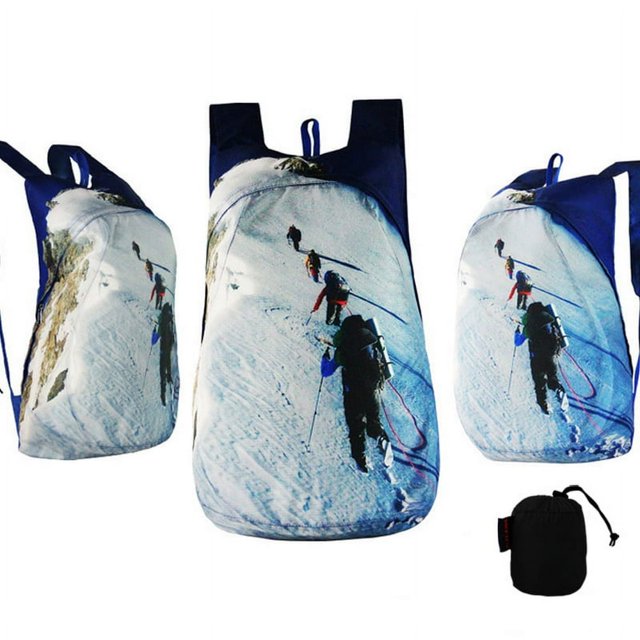 Sac à Dos de Randonnée Résistant à l'Eau Léger Pliable pour Voyage Camping Extérieur
