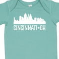 thumbnail image 4 of Inktastic Cincinnati Ohio Skyline City Silhouette Boys or Girls Baby Bodysuit, 4 of 5
