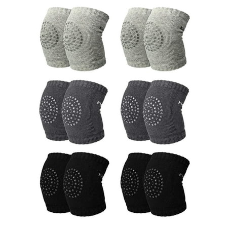 

QIIBURR Kids Elbow Pads and Knee Pads 6Pairs Kids Baby Safety Sport Crawling Elbow Cushion Knee Pads Protective Gear