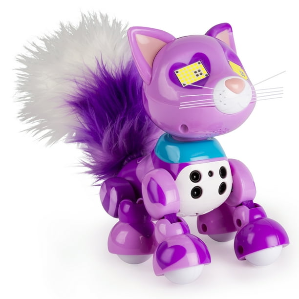 パープル猫様 Interactive Zoomer Meowzies Kitten for Indoor Playgrounds