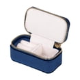 thumbnail image 2 of Caja de almacenamiento de joyería pequeña Salvador organizador compacto de joyería Azul oscuro, 2 of 9