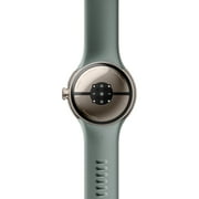 Google Pixel Watch 2 with the Best of Fitbit and Google - Heart Rate Tracking, Stress Management, Safety Features - Android Smartwatch - Champagne Gold Aluminum Case - Hazel Active Band - Wi-Fi