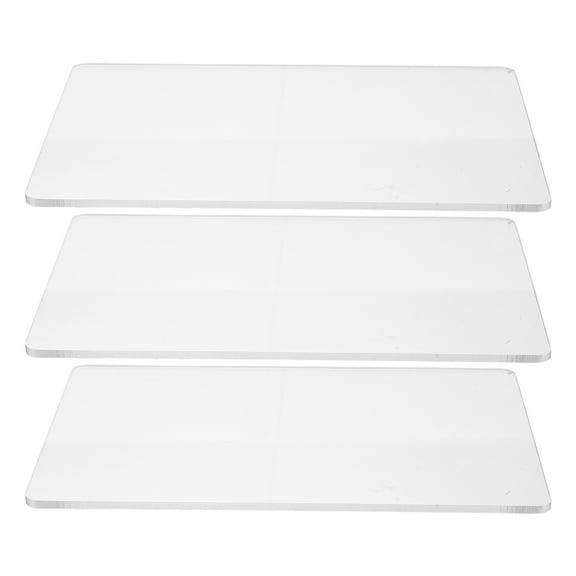 GOOHOCHY 3pcs Clear Acrylic Cutting Pads Clear Cutting Plate Acrylic Cutting Pads for Embossing Crafting Card Making Quilting Art Paper Cutting
