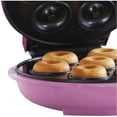 thumbnail image 6 of Brentwood TS-250 Non-Stick Mini Donut Maker Machine, Pink 8.75 x 4.5 x 9.75 inches, 6 of 10