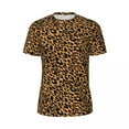 thumbnail image 4 of T Shirt For Men Running T-Shirt For Men Classic Leopard T-Shirts Harajuku Animal Print Beach Tees O, 4 of 7