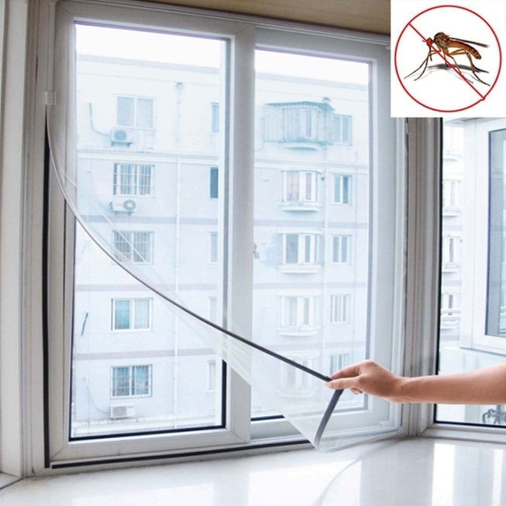 Magnetic Window Mesh Net Door Curtain Prevent Mosquito Fly Bug  Insect-Screen 