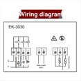 thumbnail image 1 of EK3030 220V Refrigerator Freezer High Precision Thermostat Refrigeration Defrost Controller Island Cabinet Switch, 1 of 7