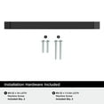 thumbnail image 3 of Amerock Evolve 6-5/16 inch Center-to-Center Matte Black Cabinet Pull, 10 Pack, 3 of 4