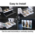 thumbnail image 2 of Acrylic Picture Frame 4X6 Inch,Frameless Clear Double Sided Picture Frame Standing Desktop Display Stand Acrylic Frame, 2 of 7