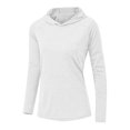 thumbnail image 6 of DHFJKG Womens Long Sleeve Tops With Thumb Hole Raglan Sleeve Hooded Fitness Lightweight Pullover Training Running Yoga Workout Stylish Tops, 6 of 7