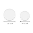 thumbnail image 2 of Miangastore Clear Rubber Furniture Bumpers for Home Use Fully Transparent Anti Slip Glass Table Protectors 30pcs, 2 of 8