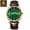 858 Gold Green L, variant on luxury high quality watches for men sport quartz leather man watch waterproof luminous date Week Men's Watch male Reloj