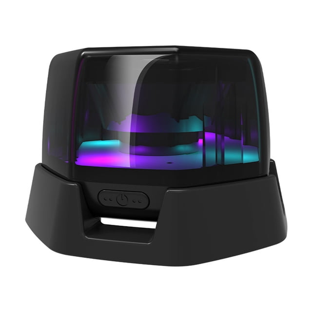 Altavoz Magnético Inalámbrico Compatible Con Dientes 5 3 RGB Soporte para Portátil Azul