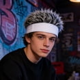 thumbnail image 3 of Novelty Hair Hat Peaked Baseball Cap Wig Accessory For Parties And, 3 of 6