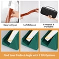 thumbnail image 3 of Double 6 Dominos Set for Adults with 28 Tiles 2x1x0.28 Inches & 4 Silicone Domino Racks 10x1.18x1.18 Inches, Classic Board Games with Portable Case for Family Game Nights & Travel, 3 of 9