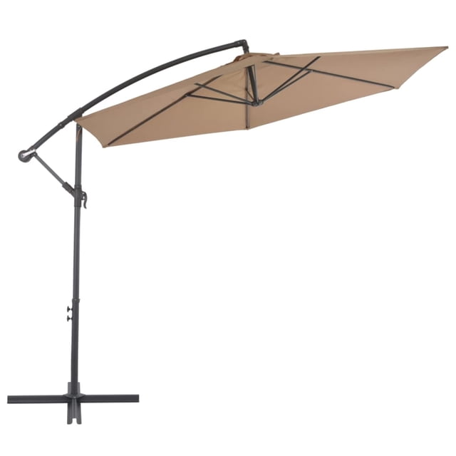 Sombrilla Cantilever Casafoyer 118 cm con Poste de Aluminio Taupe