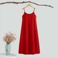 thumbnail image 3 of VONDA Women's Sleeveless Summer Long Straps Maxi Sling Dress, 3 of 4