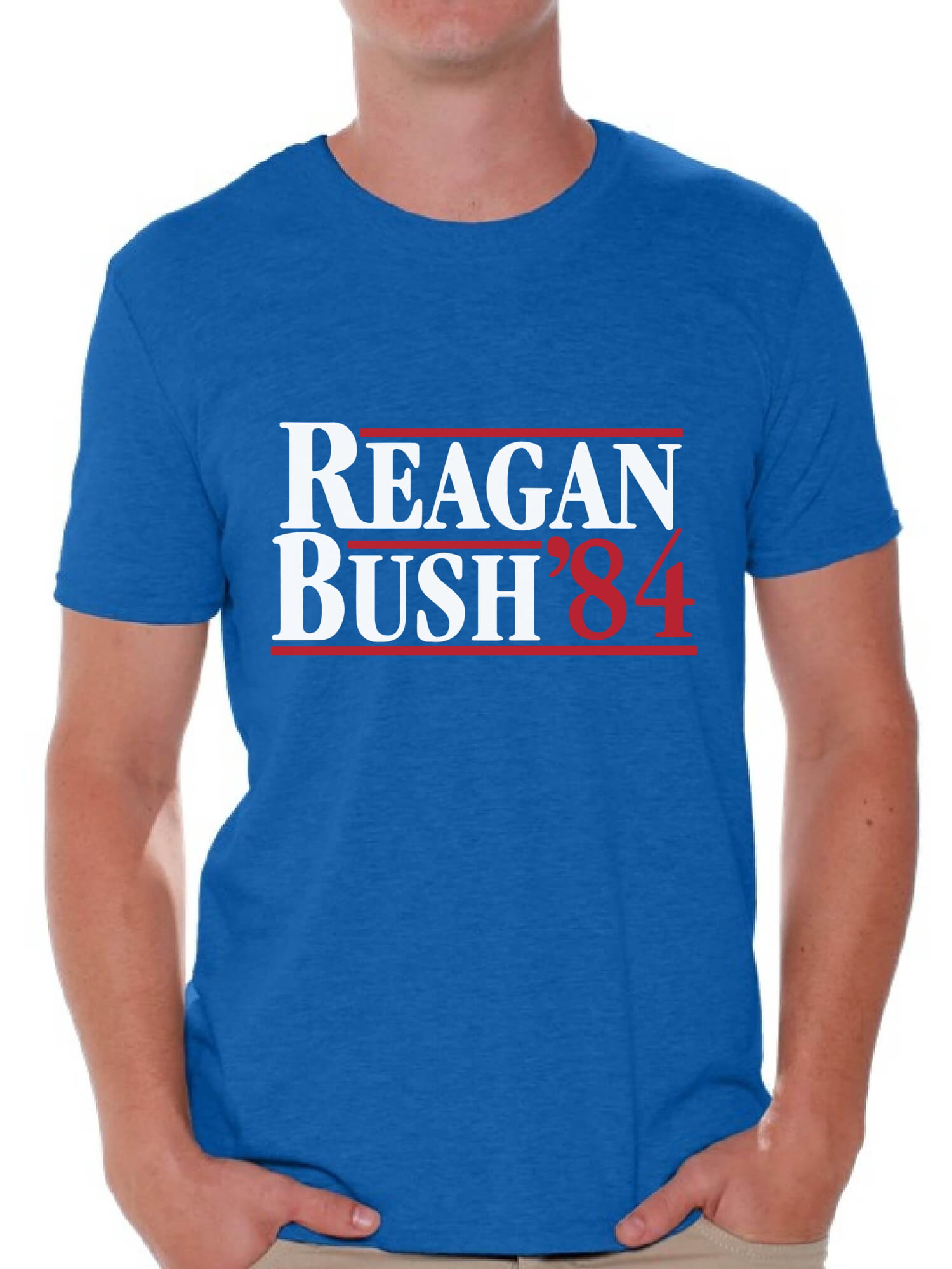 YM Wear Ronald Reagan Bush 84 Cool Retro Tank Top 3X-Large, Royal Blue T Shirt