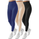 thumbnail image 1 of Set 3 Mallones Mujer Leggings Stretch Leggins Mayon Mallas, 1 of 9
