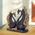 thumbnail image 6 of TISHITA Swan Couple Figurine Animal Statue Housewarming Gift Decorative Crafts,Swan Sculpture Decor Resin for Hotel Desktop Bookshelf, 6 of 8