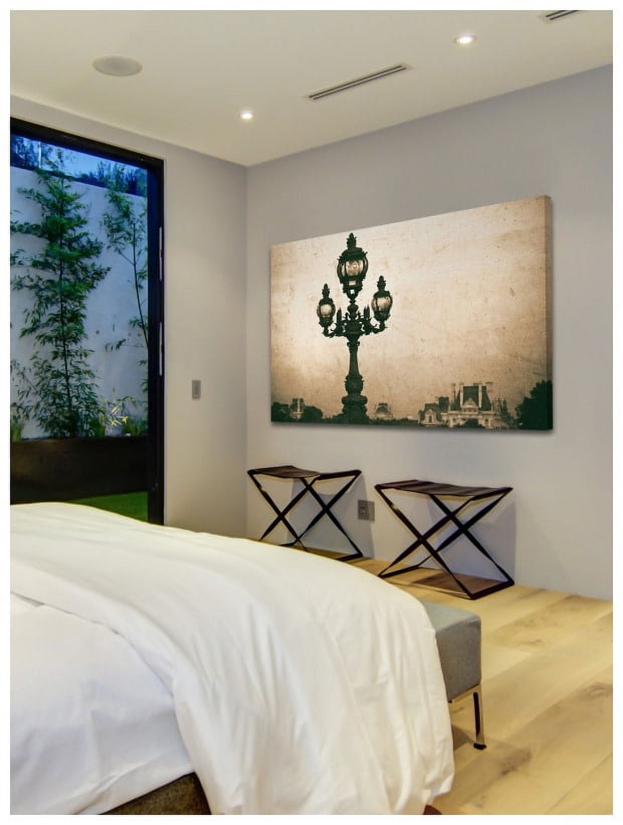 "Paris Lamppost" Painting Print on Wrapped Canvas
