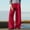 *Red, variant on ClodeEU Womens High Waisted Wide Leg Cargo Pants with Pockets,Trendy Loose Fit Lounge Pants Khaki,Womens Plus L