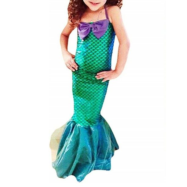 Awoscut Awoscut Baby Girl Mermaid Costume Party Dress
