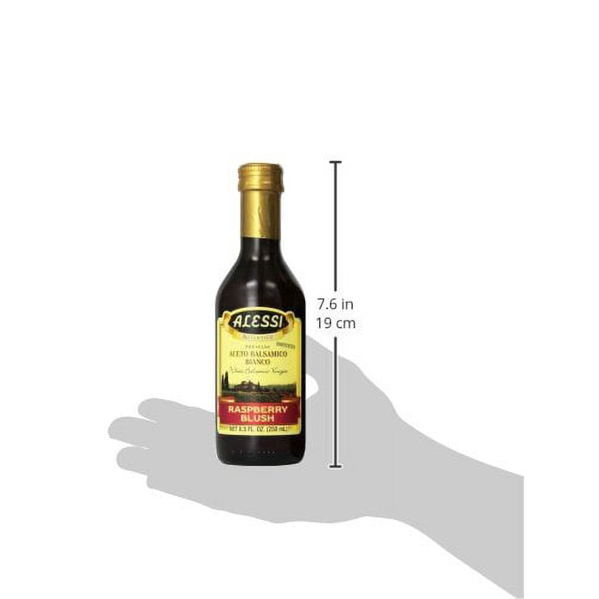 Alessi Vinegar White Balsamic VinegarRaspberry Blush, 8.5oz (3 Pack)