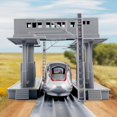 thumbnail image 3 of Station Platform Train Track Rail Model for Micro Landscape Street With Lights, 3 of 8