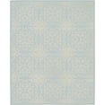 thumbnail image 2 of Nourison Bliss Modern Floral Ivory/Light Blue 7'10" x 9'10" Area Rug, (8' x 10'), 2 of 6