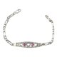 thumbnail image 1 of JOYARIS Pulsera Amistad Amor Corazon Con Zirconias Regalo Plata 925 Talla Largo/Ancho: 18.5 cm x 3.5 mm PT-0000512, 1 of 4