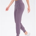 thumbnail image 4 of Pantalones deportivos de mujer con bolsillos con cremallera, de cintura alta, para entrenamiento deportivo y yoga, para mujer, 4 of 5
