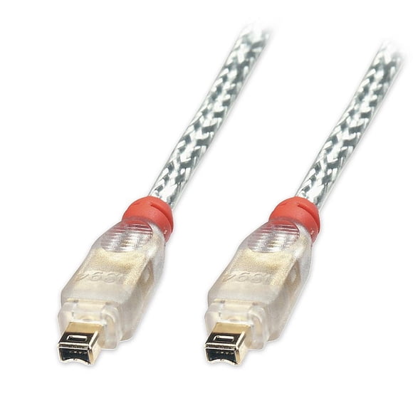 Cable FireWire Lindy 4 Pines Macho a Macho 1m Transparente