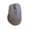 thumbnail image 1 of X7 Ratón Inalámbrico Silencioso Diseño de Modo Dual Bluetooth, DPI Ajustable de 5 Velocidades para Computadora Portátil, PC, Juegos, Oficina, Gris, 1 of 5