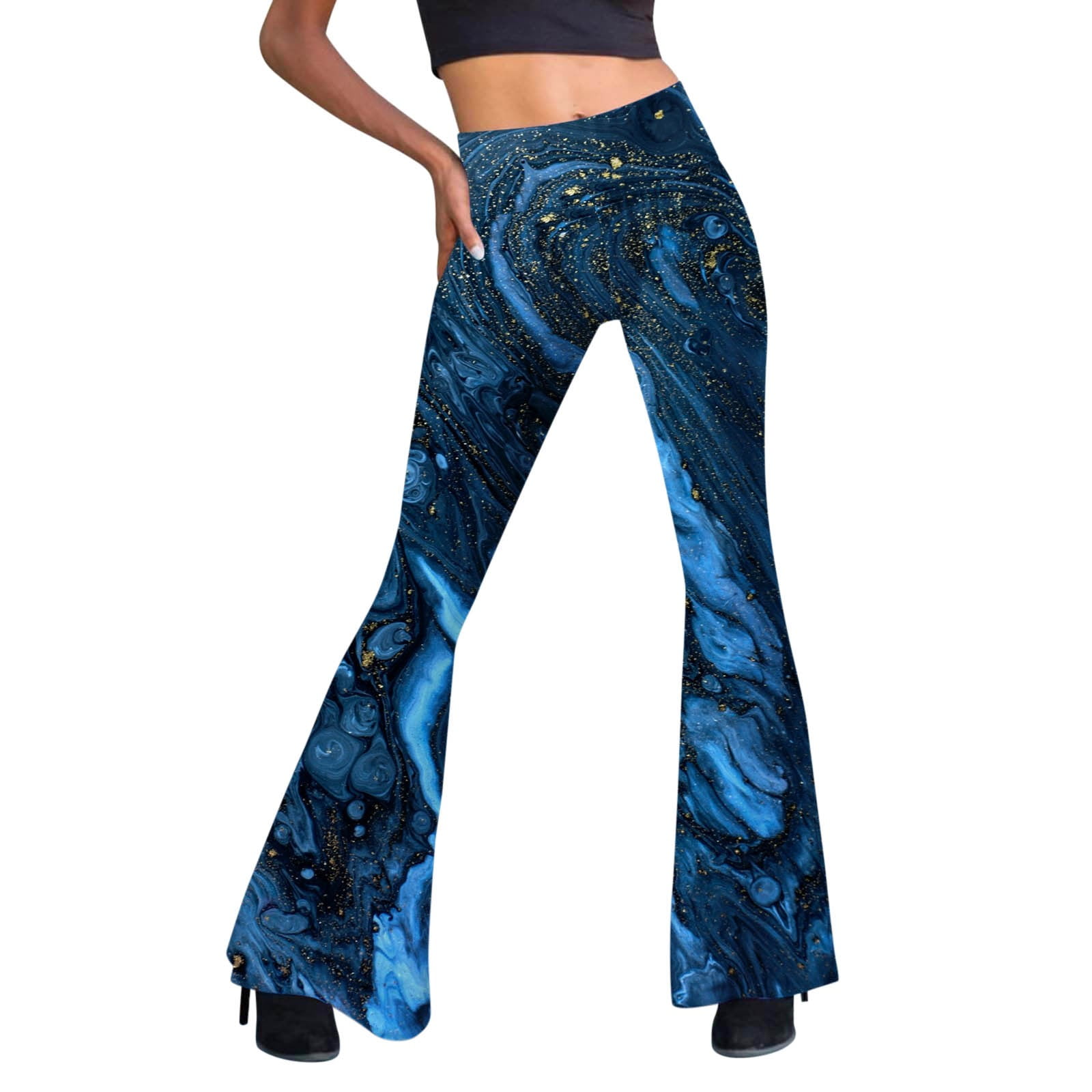 TSADFHJI Pantalon Femme Taille Plus Extensible Womens Length Full