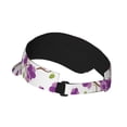 thumbnail image 2 of Daiia Orchids Flowers Pattern Sport Sun Visor Hats Visor Cap Adjustable Empty Top Baseball Cap Cotton Ball Caps for Women and Men, 2 of 7