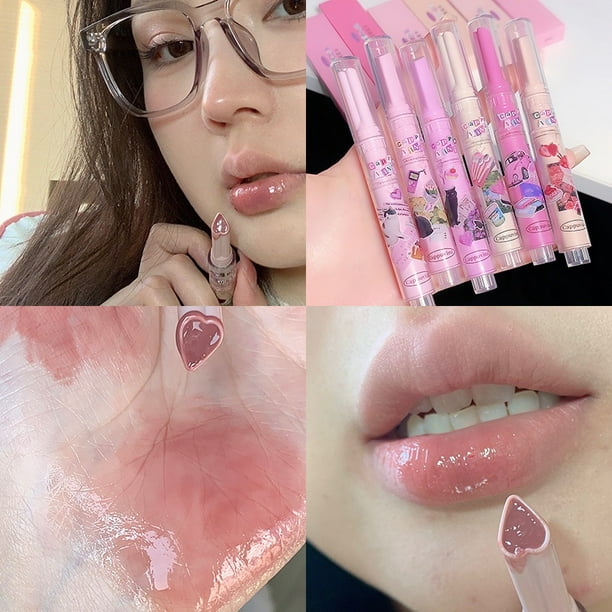 Lápiz Labial Cappuvinu : Combinación De Colores Hidratante , Brillante Y Única En Sandía