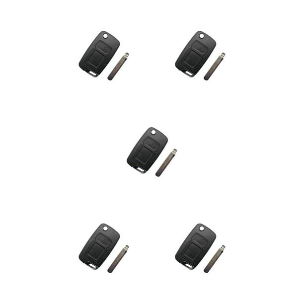Scienceny Carcasa de llave de coche ABS, protección desmontable, elegante, plegable, a prueba de arañazos, mando a distancia, Protector Fob, 2 Type2 NO2