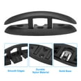 thumbnail image 3 of Uxcell 5Inch Boat Folding Cleat Flip-up Dock Cleat Dock Mooring Cleat with Screws, Black 2 Pack, 3 of 6