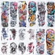 thumbnail image 4 of Pegatinas Para Tatuajes, Pegatinas Para Tatuajes Temporales, Seguras, No Tóxicas, 16 Piezas, Efecto De Tatuaje Real, Impermeables, A Prueba De Sudor, Para Reuniones Para Uso, 4 of 7