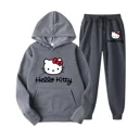 thumbnail image 3 of Sudaderas y tops deportivos de dibujos animados de Hello Kitty para hombres y mujeres, sudaderas con capucha para parejas, trajes de moda de primavera y otoño 2024, 3 of 5