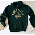 thumbnail image 5 of NORTH DAKOTA Graphic Unisex Fleece Hooded Sweatshirt, 5 of 8