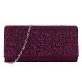 thumbnail image 2 of Hfnxid Sequin Pleated Clutch Elegant Evening clutch with Detachable Chain,Wedding,Cocktail Prom Handbag for Women, 2 of 7