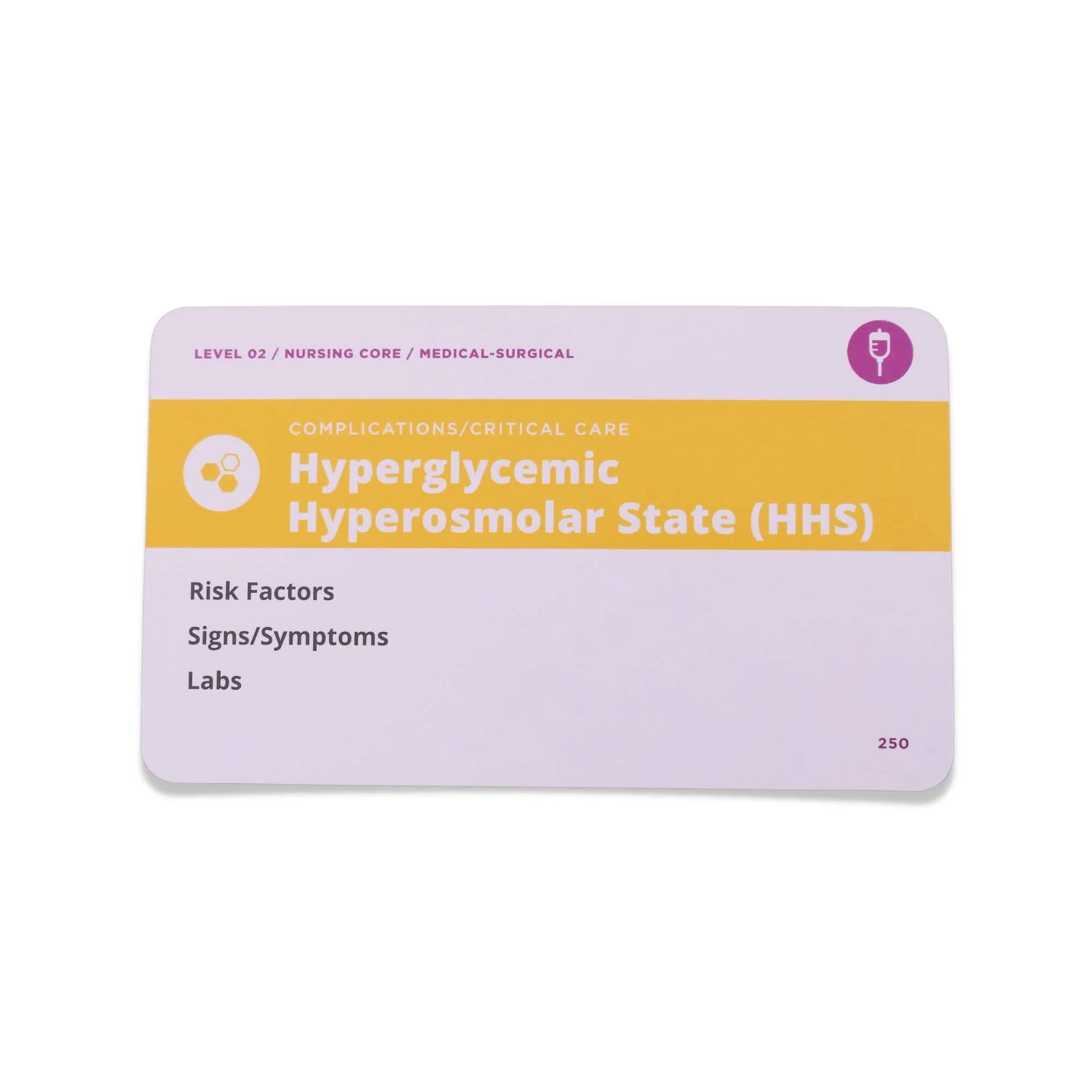 LevelUP RN Med-Surg Review LPN RN Flash Cards – Only Essential Info for Nursing School (409 Cards)