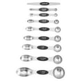 thumbnail image 1 of Stainless Steel Magnetic Measuring Spoons Set of 9 with Leveler,Nesting Teaspoon & Tablespoon Measuring Spoons,Kitchen Gadgets for Baking & Cooking,Fits in Spice Jars - Mountain Sunrise, 1 of 7
