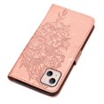 thumbnail image 6 of TECH CIRCLE for iPhone 14 Plus Case Butterfly Pattern Leather Wallet Case Cute Women Diamond Bling Cover with Card Slot Wrist Strap Kickstand Folio Flip Protective Case, Rosegold, 6 of 7